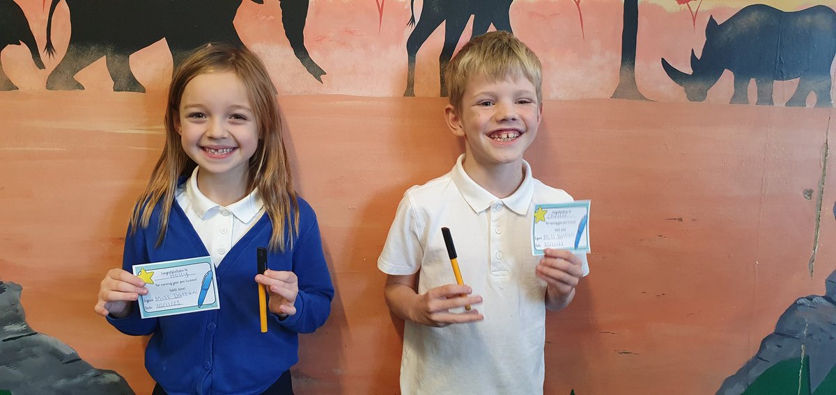 latimerprimary's tweet photo. Well done to Chester and Holly on getting their pen licences! 🖋#4ND #beautifulwriting https://t.co/piQZKkgNWe
