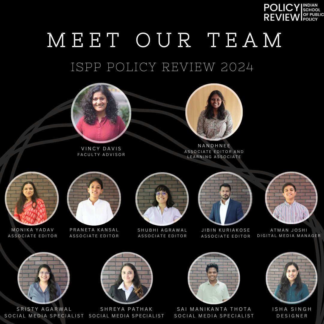 IsppPolicy's tweet photo. Thrilled to introduce our highly anticipated IPR team! π Stepping into the spotlight, ready to redefine and democratize public policy . Meet the faces behind the legacy. πβ¨ #IPRTeamUnveiled #IPRTeam #CraftingNarratives #PublicPolicy https://t.co/ynFwrqYn8x