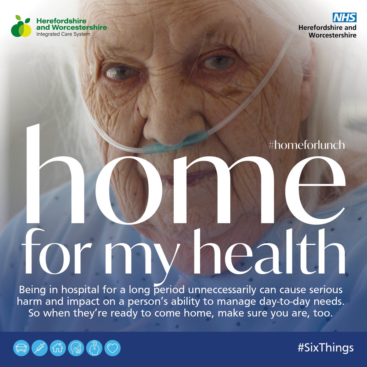 Staying in a hospital bed longer than needed can have a negative impact on someone's mental and physical wellbeing. Help us get you home sooner by planning your journey in advance, so we can get you #HomeForLunch Read more: hwics.org.uk/our-services/h…