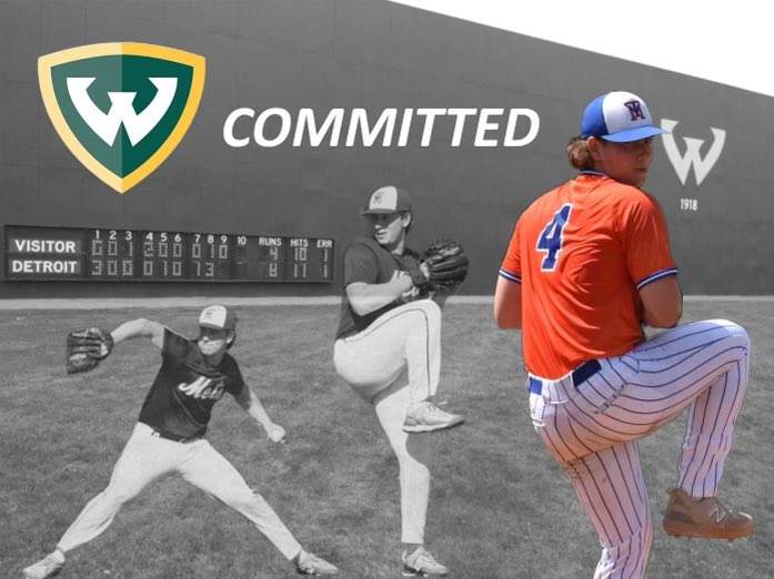 I am excited to announce my commitment to continue my academic and baseball career at Wayne State University.  Thank you to my family, coaches, teammates, friends and mentors for helping me throughout the process. #gowarriors