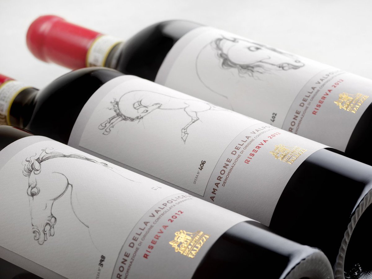 Falezze's tweet photo. Falezze AMARONE RISERVA. 
Exclusive numbered edition with a different subject for each single bottle.

Mille esclusive bottiglie numerate, mille etichette uniche, contraddistinte da un diverso soggetto equestre, realizzate dall’artista georgiano Niko Kherkeladze.

#falezze https://t.co/S6hxtjkfud