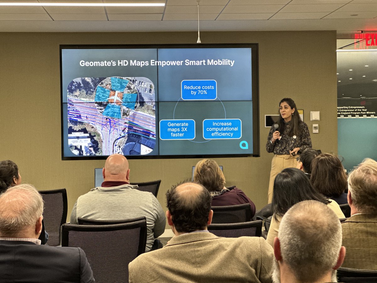 Had an amazing time showcasing GeoMate to Boston's Health Care &amp; Tech Ecosystem at Canada Innovation: A to Zed yesterday. 🚀🚀🚀

We were so grateful for the enthusiastic audience!

Check us out at geomate.ca to learn more

#Innovation #AI #SmartCities