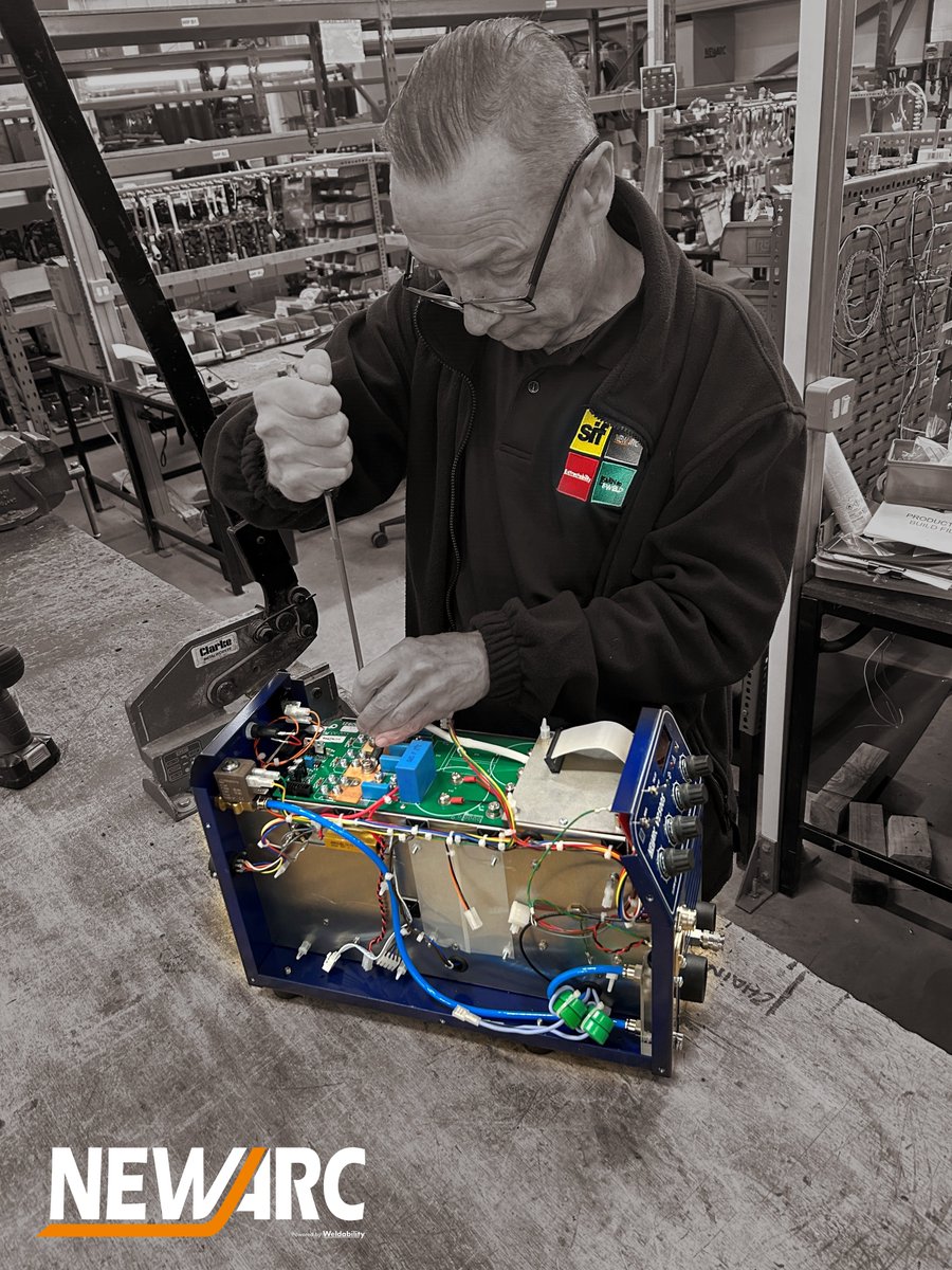 NewarcLtd's tweet photo. Did you know that Newarc’s welding machines are proudly made in Britain? 
Our market leading 100% duty cycle air-cooled machines are built to excel in even the toughest conditions.

#MadeInBritain #5YearWarranty #WeldingMachines https://t.co/ikVDW80s7f