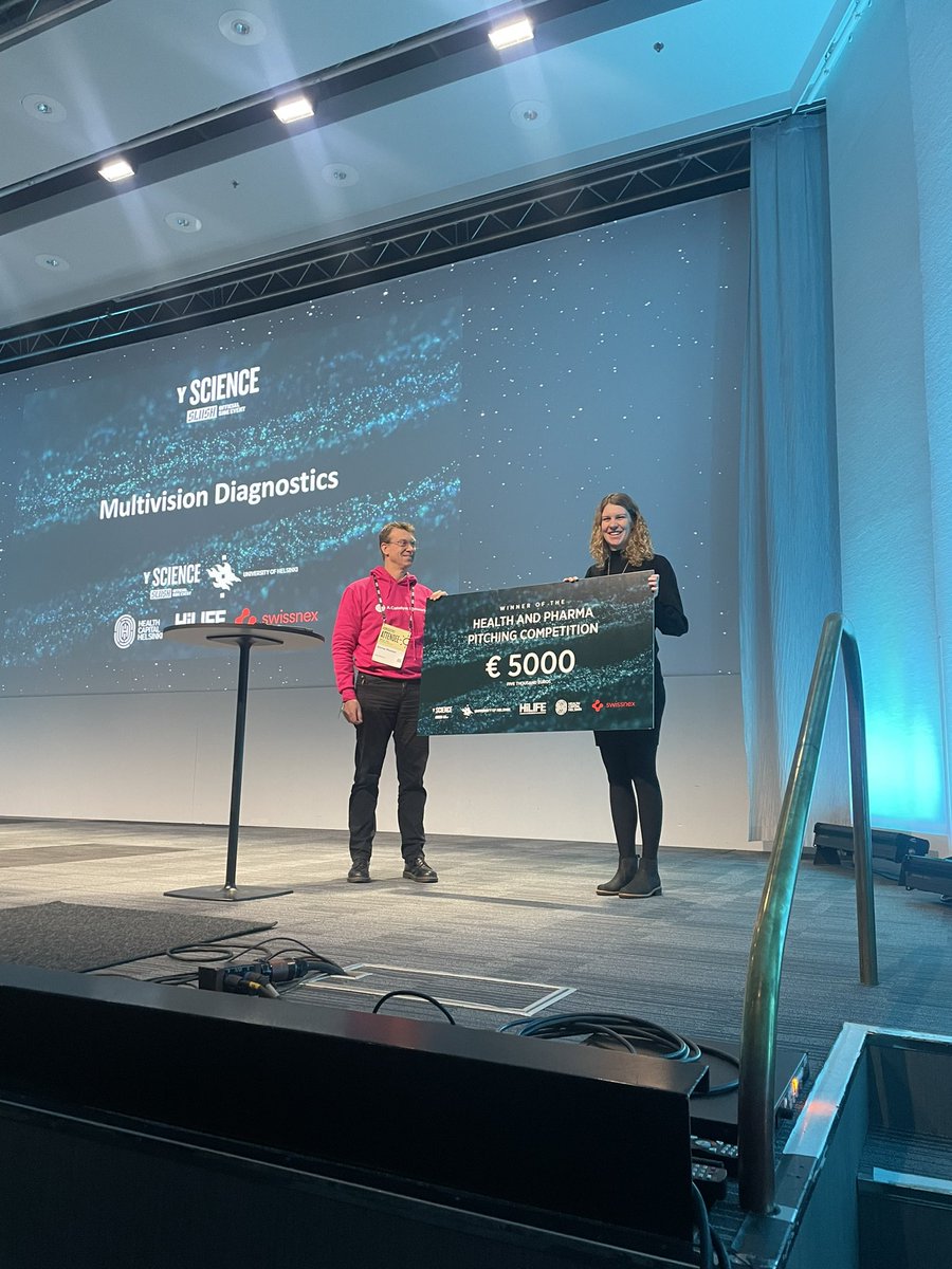 HiLIFE_Helsinki (@hilife_helsinki) on Twitter photo The winner of the #health and #pharma pitching competition: #MultivisionDiagnostics 🚀 <a href="/helsinkiuni/">University of Helsinki</a> <a href="/HealthHelsinki/">Health Capital Helsinki</a> The winner of the #health and #pharma pitching competition: #MultivisionDiagnostics 🚀 <a href="/helsinkiuni/">University of Helsinki</a> <a href="/HealthHelsinki/">Health Capital Helsinki</a>