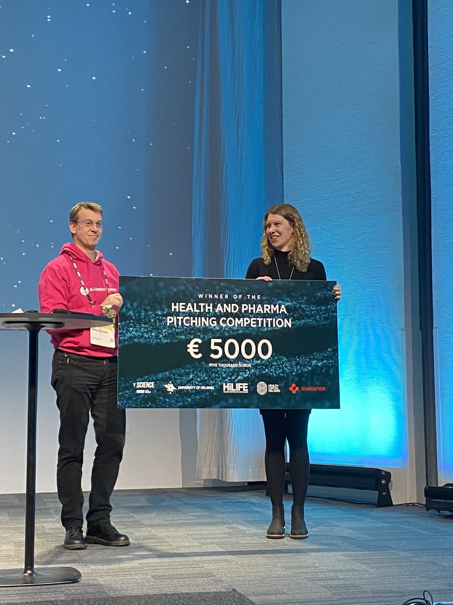 Health Capital Helsinki (@healthhelsinki) on Twitter photo Winner of the #YScience #Slush2023 #health pitching competition and the €5,000 prize is Multivision Diagnostics from <a href="/HelsinkiUniMed/">Medicine and Health, University of Helsinki</a> <a href="/helsinkiuni/">University of Helsinki</a>! Many congratulations! 🏆🙌
Â
Well done all finalists! Thank you to the audience and the jury!
<a href="/HiLIFE_helsinki/">HiLIFE_Helsinki</a> <a href="/UH_Innovation/">Helsinki Innovation Services Ltd</a> Winner of the #YScience #Slush2023 #health pitching competition and the €5,000 prize is Multivision Diagnostics from <a href="/HelsinkiUniMed/">Medicine and Health, University of Helsinki</a> <a href="/helsinkiuni/">University of Helsinki</a>! Many congratulations! 🏆🙌
Â
Well done all finalists! Thank you to the audience and the jury!
<a href="/HiLIFE_helsinki/">HiLIFE_Helsinki</a> <a href="/UH_Innovation/">Helsinki Innovation Services Ltd</a>