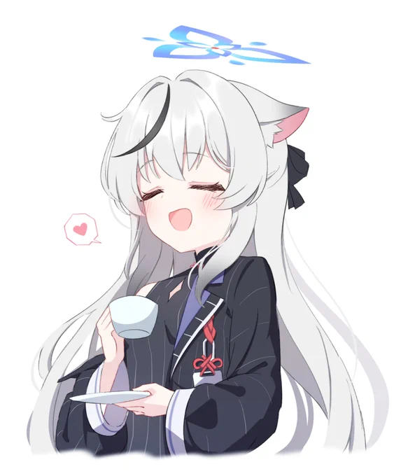 ほっこりココナたん。カフェモーション全部かわいい娘#ブルアカ #ブルアカイラスト部 