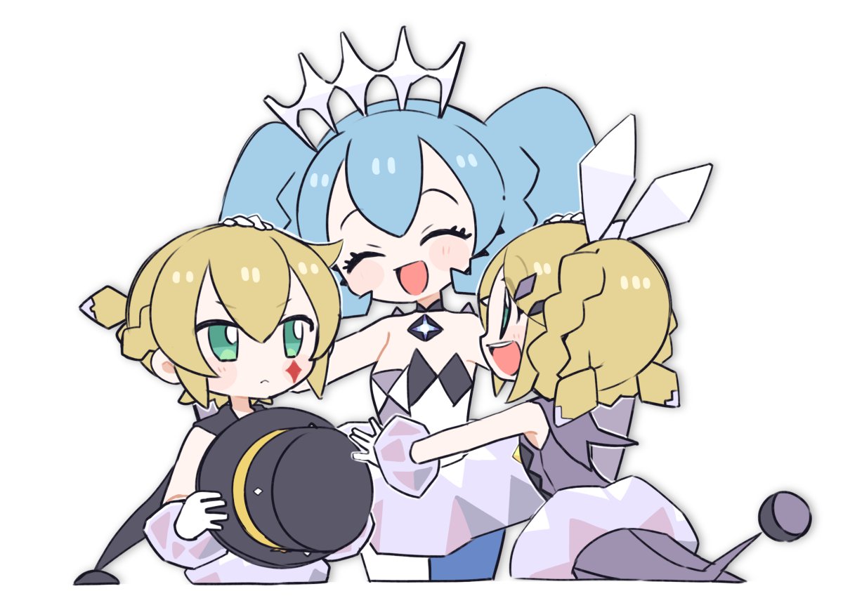 初音ミク ,鏡音レン ,鏡音リン 「なついてひっついててほしいいわタイプ#ポケミク 」|なじょ🐣Illustratorのイラスト
