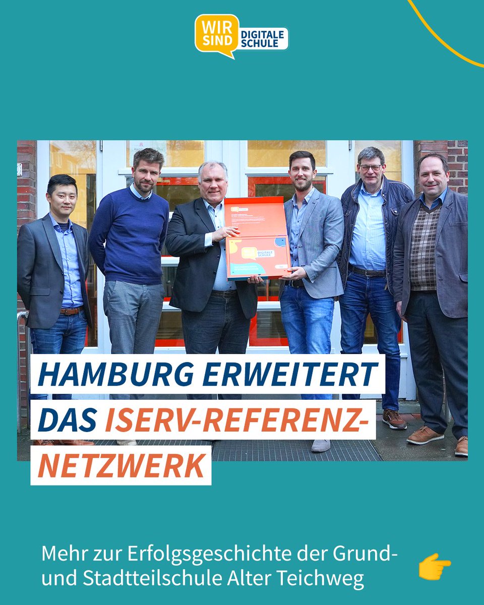 IServGmbH's tweet photo. 😎 Die @Sportelite_HH in #Hamburg hat den Schulalltag für über 2.050 Nutzer(innen) digitalisiert!

💪 Als Teil des #IServ-Referenz-Netzwerks steht die Schule jetzt anderen Schulen mit ihrer Expertise zur Seite!

Hier zum Artikel: https://t.co/iFkLmVdnwl

#twlz #digitaleSchule https://t.co/byNNlWQtQE