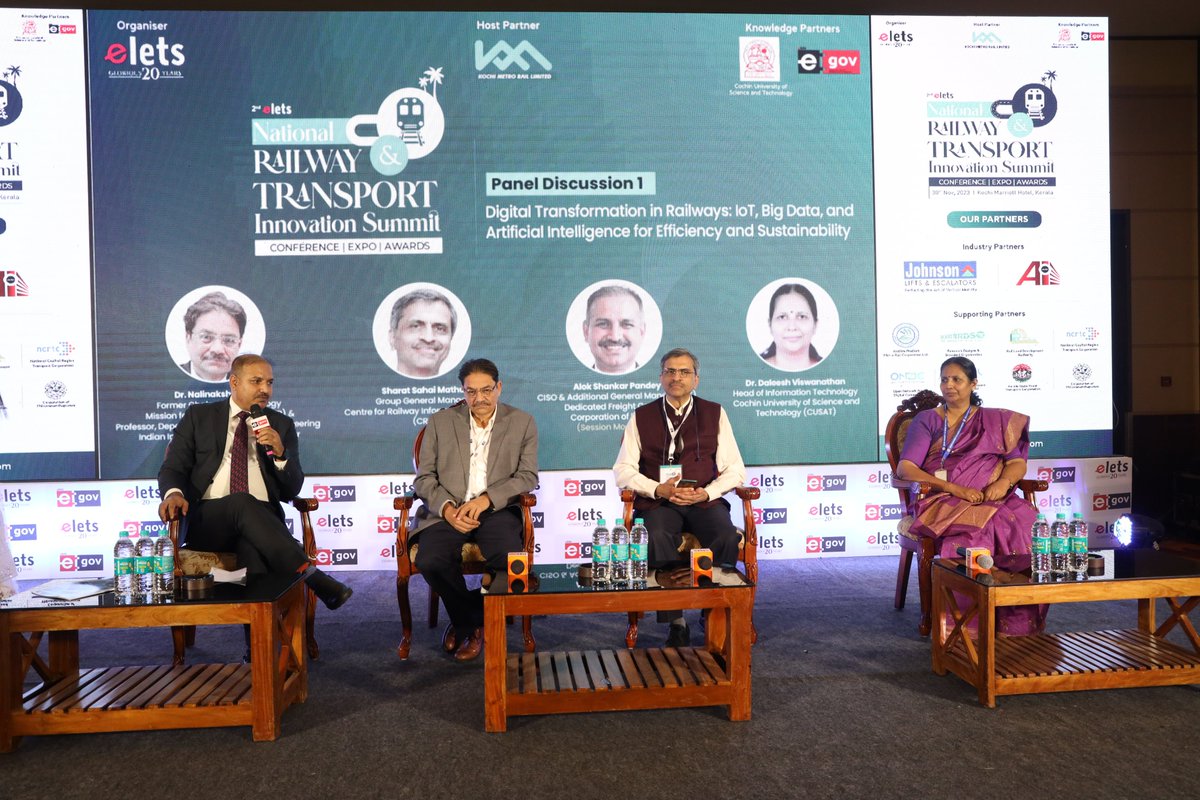 egovonline's tweet photo. Alok Shankar Pandey, CISO & Additional General Manager (IT), @dfccil_india
"The last two decades have seen the kind of transformation that is unparalleled, a migration from the analogue to the digital world."
#eletsTransport #RailwaysInnovation https://t.co/0MpNhy37tc