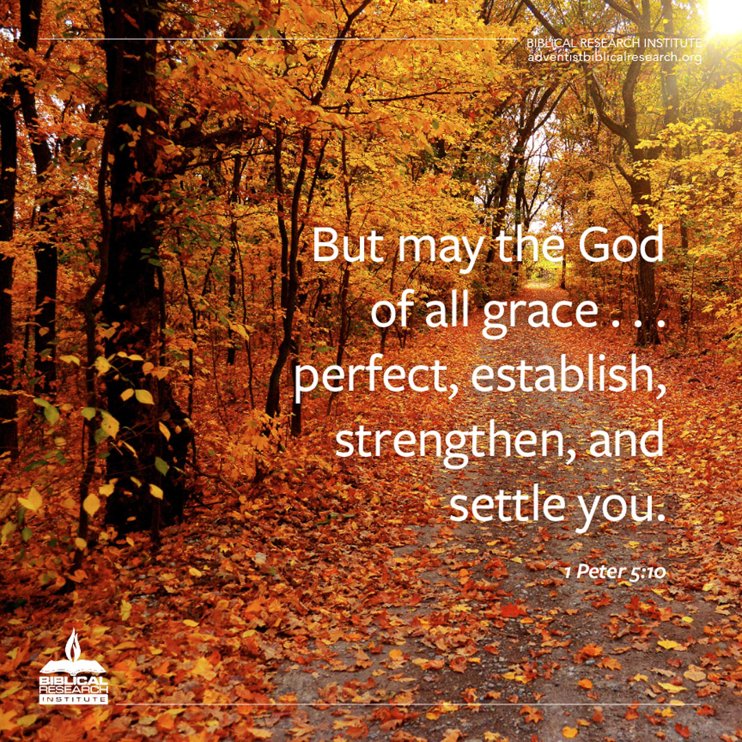 Happy Sabbath! But may the God of all grace, who called us to His eternal glory by Christ Jesus, after you have suffered a while, perfect, establish, strengthen, and settle you.—1 Peter 5:10 Read a devotional from the Ellen G. White Estate on this verse at whiteestate.org/devotional/jnn…