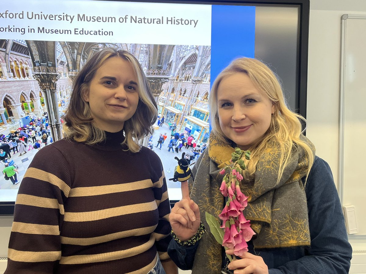 Brookes Art History (@brookesarthist) on Twitter photo Delighted to welcome back alumnae Chloe Pearce & Jenny Hulmes to talk to our Curatorial Practice Students about their post-degree careers in conservation science & museums learning respectively. <a href="/chloecantsing/">Chloe Pearce</a> <a href="/morethanadodo/">Oxford University Museum of Natural History</a> Delighted to welcome back alumnae Chloe Pearce & Jenny Hulmes to talk to our Curatorial Practice Students about their post-degree careers in conservation science & museums learning respectively. <a href="/chloecantsing/">Chloe Pearce</a> <a href="/morethanadodo/">Oxford University Museum of Natural History</a>