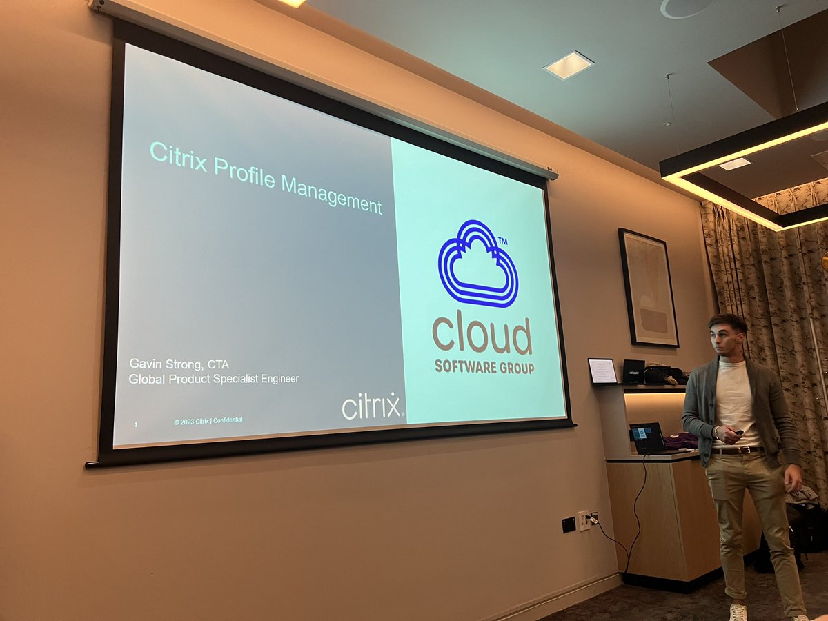 Up next on the <a href="/citrix/">Citrix</a> supper session <a href="/GavinstCTX/">Gavin Strong</a> with UPM updates