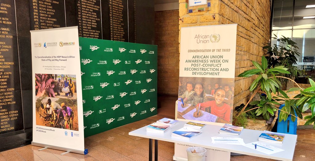 AUC_PAPS's tweet photo. The workshop on the operationalization of the Humanitarian-Development-Peace Nexus in Africa under theme: State of Play & the way forward, organised by @CairoPeaceKeep in partnership with the @AUC_PAPS, has kicked off today at the AUHQ, in line with the 3rd #PCRDAwarenessWeek https://t.co/nTINDMVim2