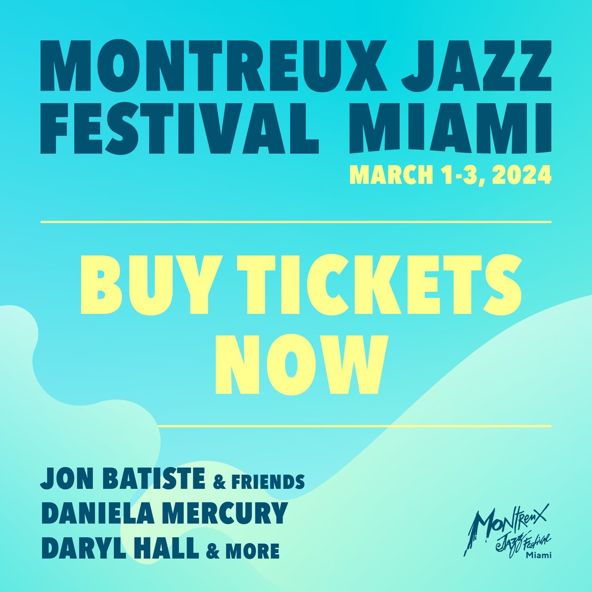 Here we go, Miami! 🌴 Early bird tickets for #MontreuxJazzFestivalMiami are On Sale NOW 🙌 Head to bit.ly/mjf_miami to get them before they are gone!

#WhereLegendsAreBorn #MontreuxJazzFestival