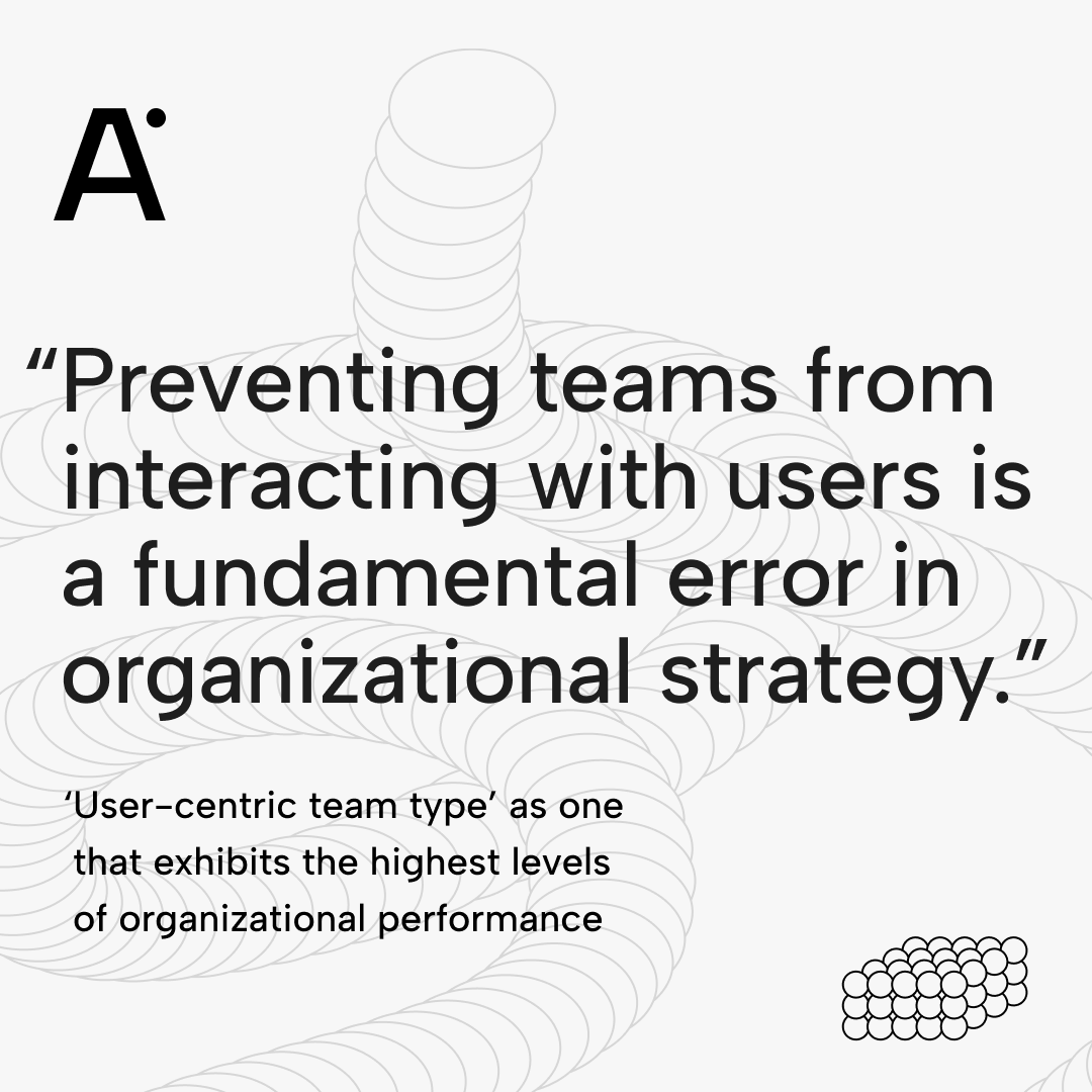 karolwojtaszek's tweet image. I&apos;ve long believed limiting teams from interacting with users is a strategic misstep in organizations. The latest @devops_research report on State of DevOps confirms this.  #UserCentricity