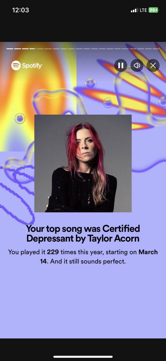 racheldegrane's tweet photo. Sooo I may have a slight obsession with @tayloracorn but like…. Can you blame me?😂
 #SpotifyWrapped   #Tayloracorn https://t.co/lAczdwJW9l