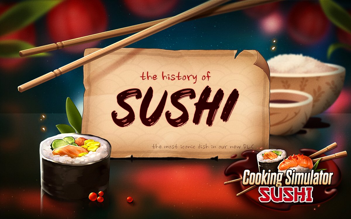 Cooking Simulator on X: 🍣SUSHI✨ A brand new DLC to our game  #cookingsimulator is #comingsoon! Embark on the #Japanese culinary  adventure full of fresh ingredients in a beautiful sushi bar. Follow our