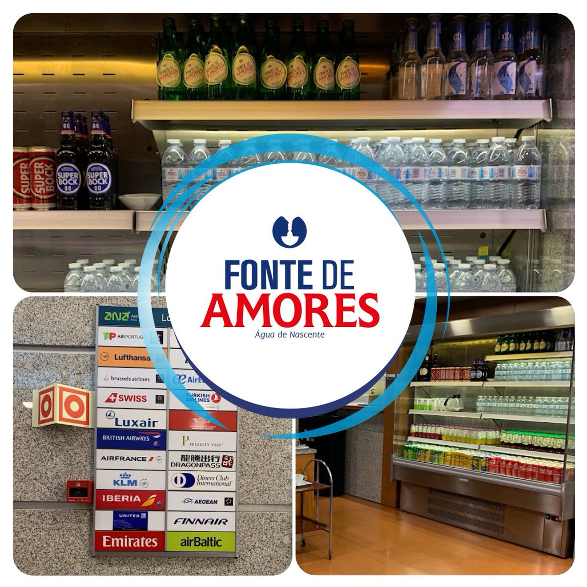 t's always comforting to find our favorite water when we travel.

#fontedeamores #stayhidrated #amores #marketing #InternationalTrade #Portugal #drinkmorewater #Travel #BusinessLounge