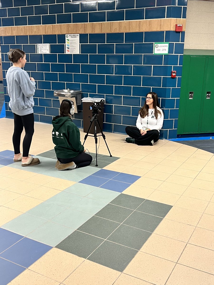 Ms. Southworth was a fantastic interviewee for our WNMS segment on gum in schools and in the hallways! #novipride ⁦@NCSDMrMiller⁩ ⁦@NCSD⁩