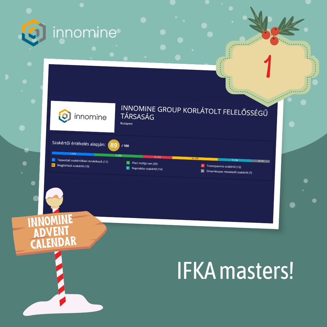innominegroup's tweet image. 🌟 Day 1: IFKA masters! 

Our #ifka services contain: 
✅ marketing consulting and branding
✅ strategic and business planning
✅ consulting related to intelligent production management and company management

Learn more 👇👇👇
innomine.hu/ifka/

🎁 #OurYearInReview