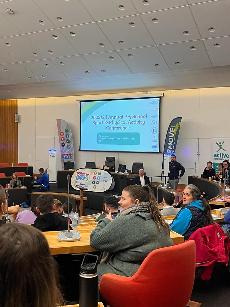 cornwall_active's tweet image. Great to see our delegates enjoying the speeches and workshops at today's 2023/24 Annual PE &amp;amp; SS conference.

We've been exploring assessment, inclusion, swimming, travel and physical literacy among other topics!

#peforall