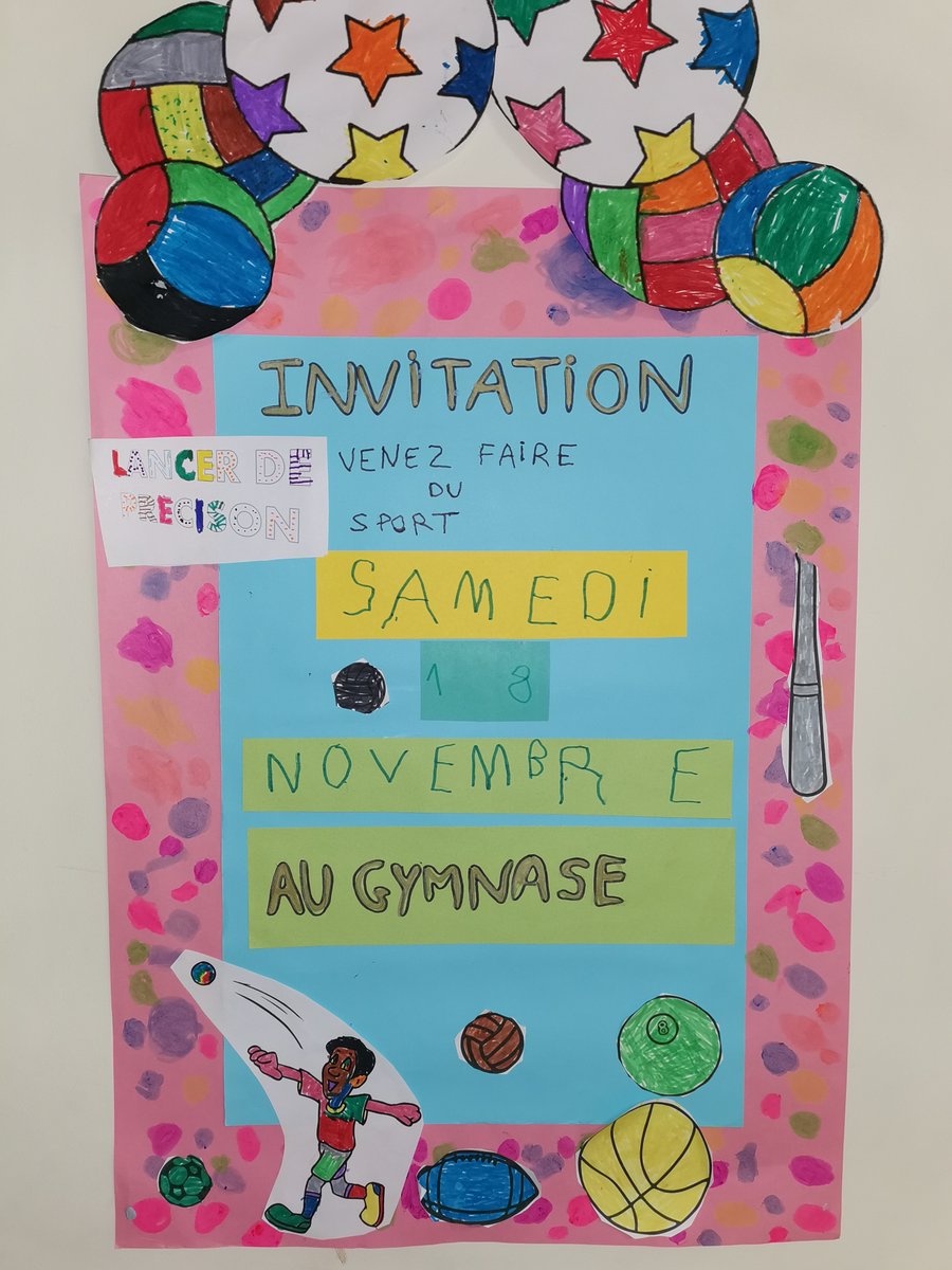 USEPEure's tweet photo. Bonneville #generation2024. Les enfants préparent une rencontre sportive en famille. De la pratique à la découverte des rôles sociaux sportifs dès la maternelle @MoncadaFra @usepvmoreira @usepnationale @EureenNormandie @NouetSeverine @Yannick274 @Clement_F76 @phdelamarre https://t.co/tYVMNZMIZy