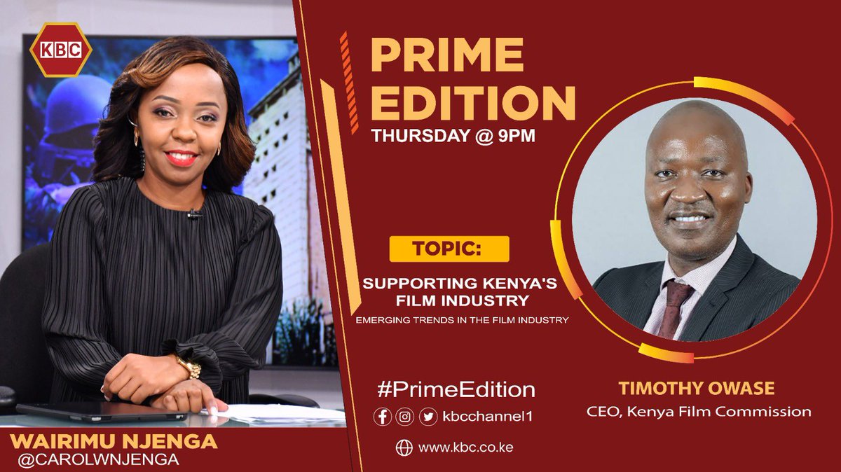 Join me tonight in the conversation @moyasa_ke @kenyafilmcomm @KBCChannel1 @KenyaBankers