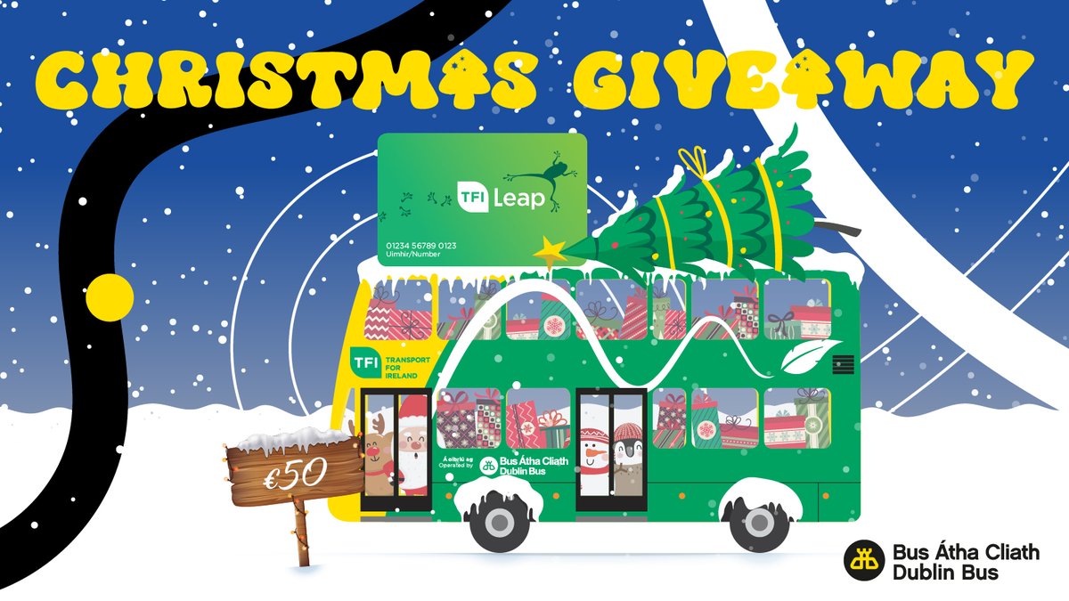 Let's celebrate another festive weekend with a €50 Leap Card giveaway. Reply with #DBFreebie 

#Giveaway #Competition