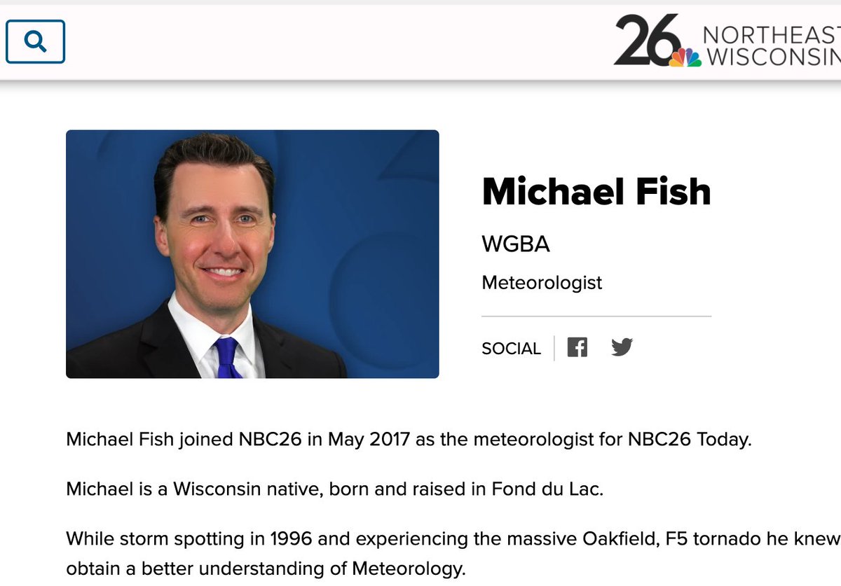 I'm so excited about this that I'm back on here after managing to stay off for over two months. There's ANOTHER weatherman called Michael Fish