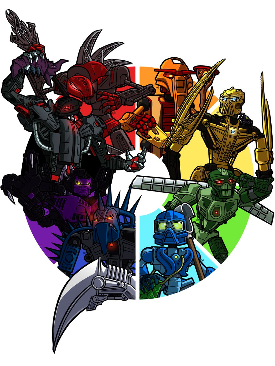 The deed is done! I have completed my #Bionicle themed #colorwheelchallenge! 🎉

And what better way to close of this art piece then with the big baddie himself, Makuta Teridax, as my choice for black!

I still can't believe I've actually done it... it feel so surreal to me 😌