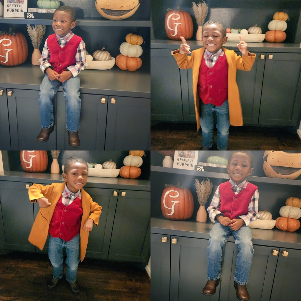 jerlene_gibbs's tweet image. The Gibbs Boys are ready for their holiday photos 📸 at school. Fingers crossed 🤞🏾 I get some decent photos! Lol ✨️ Steele Mateo & Cullen 🍂✨️❣️
Proud Mom - Cullen knows all of his multi. facts, decimals, is an excellent reader 📚🤓 & can give directions using a map! Lol