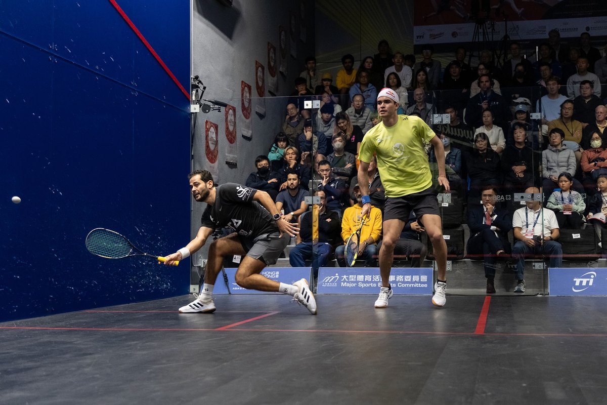 SomosDeportv's tweet photo. El squashista peruano Diego Elías 🇵🇪 continuará su camino en el Hong Kong Squash Open tras lograr su pase a los cuartos de final venciendo a Karim Abdel Gawad 🇪🇬. Este viernes se medirá ante Paul Coll 🇳🇿.

¡Que sigan los triunfos, Diego! 🔥 https://t.co/WWtRhJyxYK