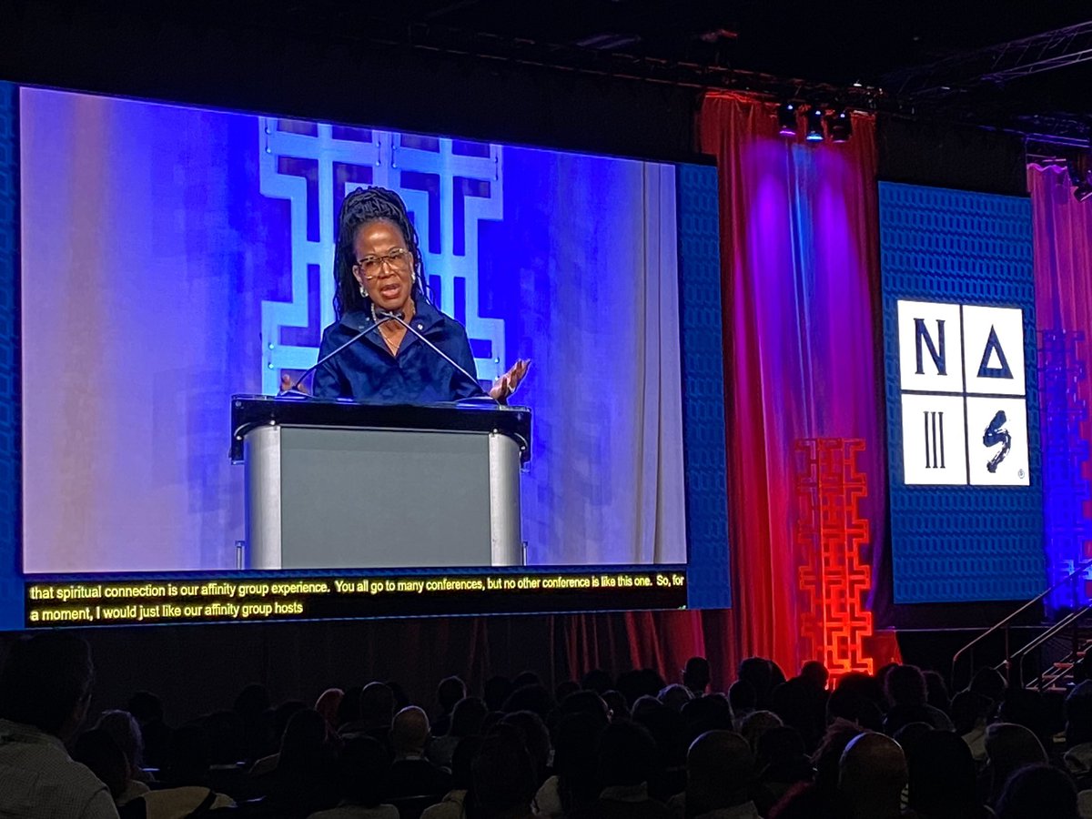 Always great to see NAIS VP of Equity &amp; Justice Caroline Blackwell… a long-time friend of The Pod! #NAISPoCC