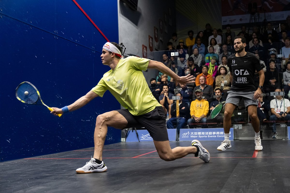 SomosDeportv's tweet photo. El squashista peruano Diego Elías 🇵🇪 continuará su camino en el Hong Kong Squash Open tras lograr su pase a los cuartos de final venciendo a Karim Abdel Gawad 🇪🇬. Este viernes se medirá ante Paul Coll 🇳🇿.

¡Que sigan los triunfos, Diego! 🔥 https://t.co/WWtRhJyxYK