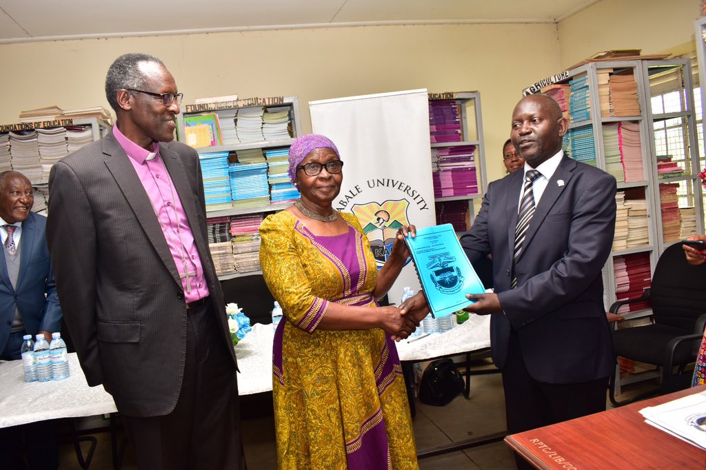 kabuniversity's tweet photo. “This collaboration signals a new era of educational excellence and innovation.” Bishop Onesmus Asiimwe. 
The Bishop further called upon the University to uphold the values of the Former PTC. https://t.co/jNEZVMWm0T