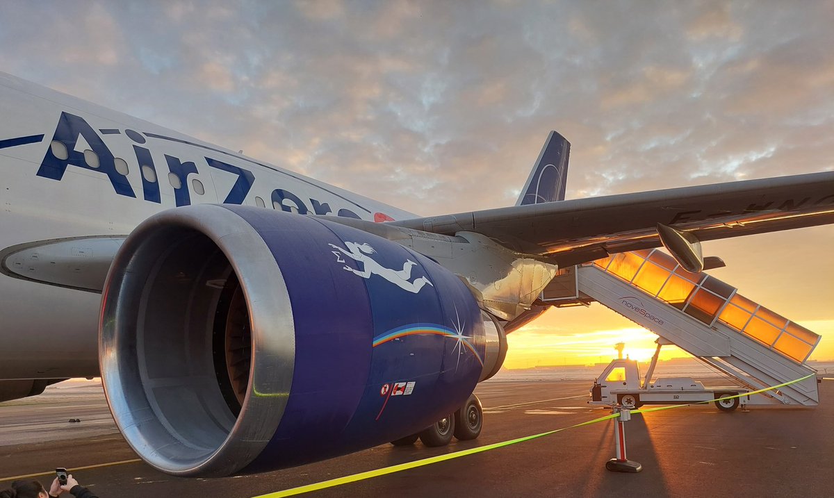 Laura__Fusco's tweet photo. Time to fly! 🚀
What a dream here at #Novespace for the 83rd ESA #parabolic flight campaign! Our experiments with #MXenes are loaded on the Novespace Airbus A310 Zero-G piloted by the #ESA astronaut @thom_astro Thomas Pesquet and other talented pilots.@EuropeanSpaceA1 @UniPadova https://t.co/cylufGDuNR