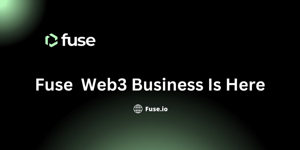 Olatunji34430's tweet image. The anticipation is now here. Are you ready for what @Fuse_network has in store for you? 

Check out the #Fuse #Web3 business program now! The link in thread 🧵 below 👇

#Fusebusiness
