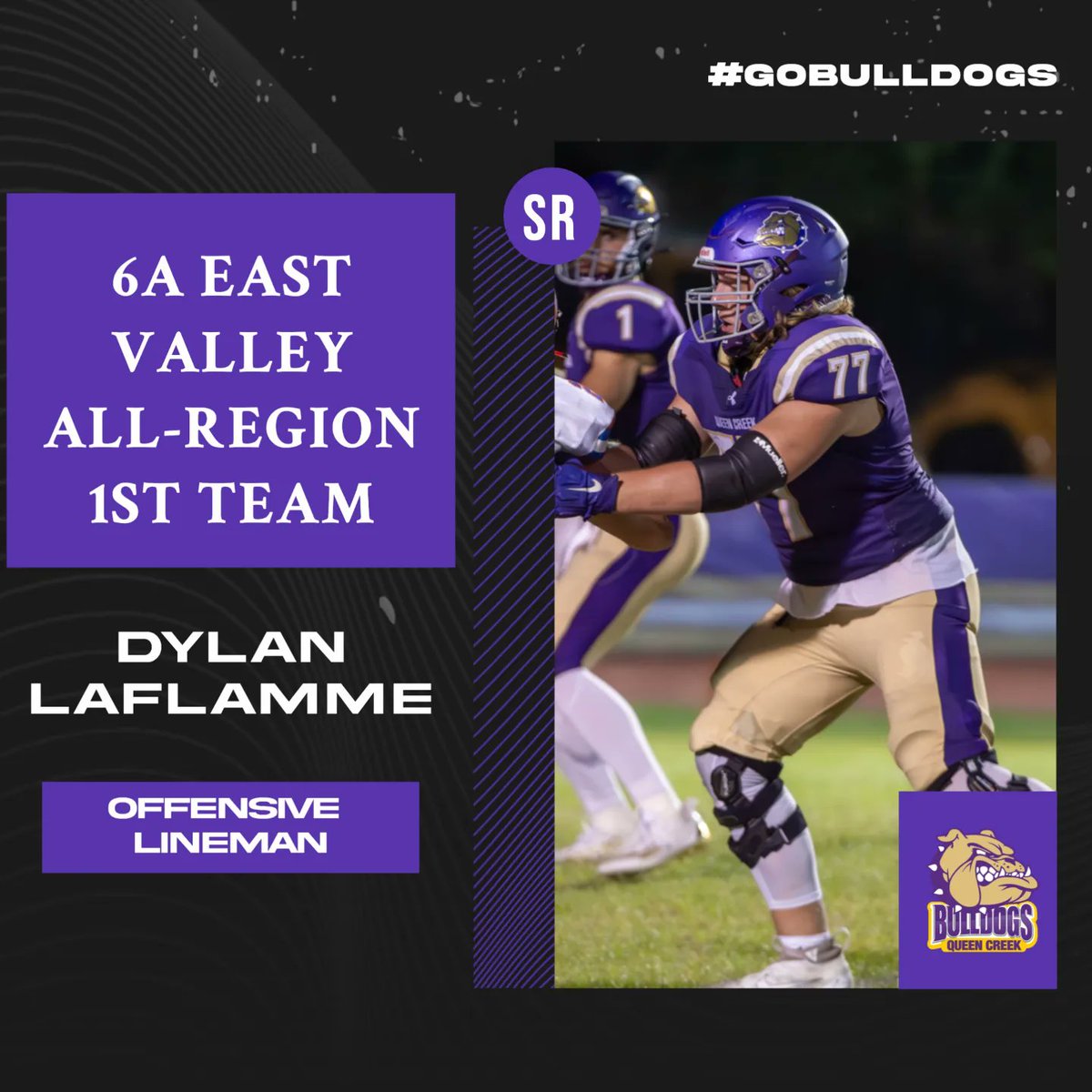 QCHS_Athletics's tweet photo. Congratulations to Dylan Laflamme and Nick Garcia for earning 6A East Valley All-Region 1st Team honors!

#qcusd #QCleads @QCUSD_Athletics @QC_football https://t.co/JVJbsqnYb8
