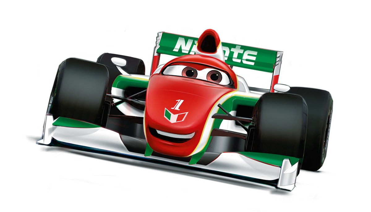 Kerchoo95's tweet photo. According to #Pixar animator #ShawnKrause, #FrancescoBernoulli's open-wheeled design is the car equivalent of an actor who walks around shirtless, with his "musculature" being on display.

I don't know what ideas I just gave to the people who draw these characters as humans... https://t.co/qjYkQZrT8R