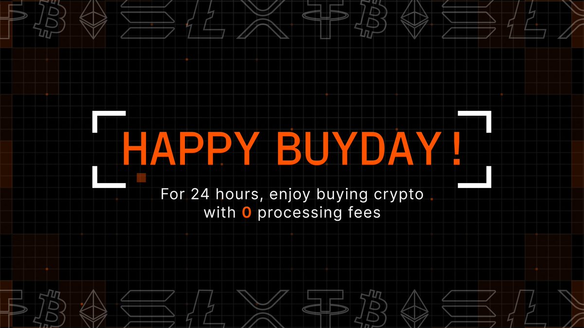 Happy BuyDay!💪 Want to buy #crypto with 0 fees? For the next 24 hours, you  can buy your crypto with 0 processing fees through @Ledger Live via  @coinify🚀 Are you a new #