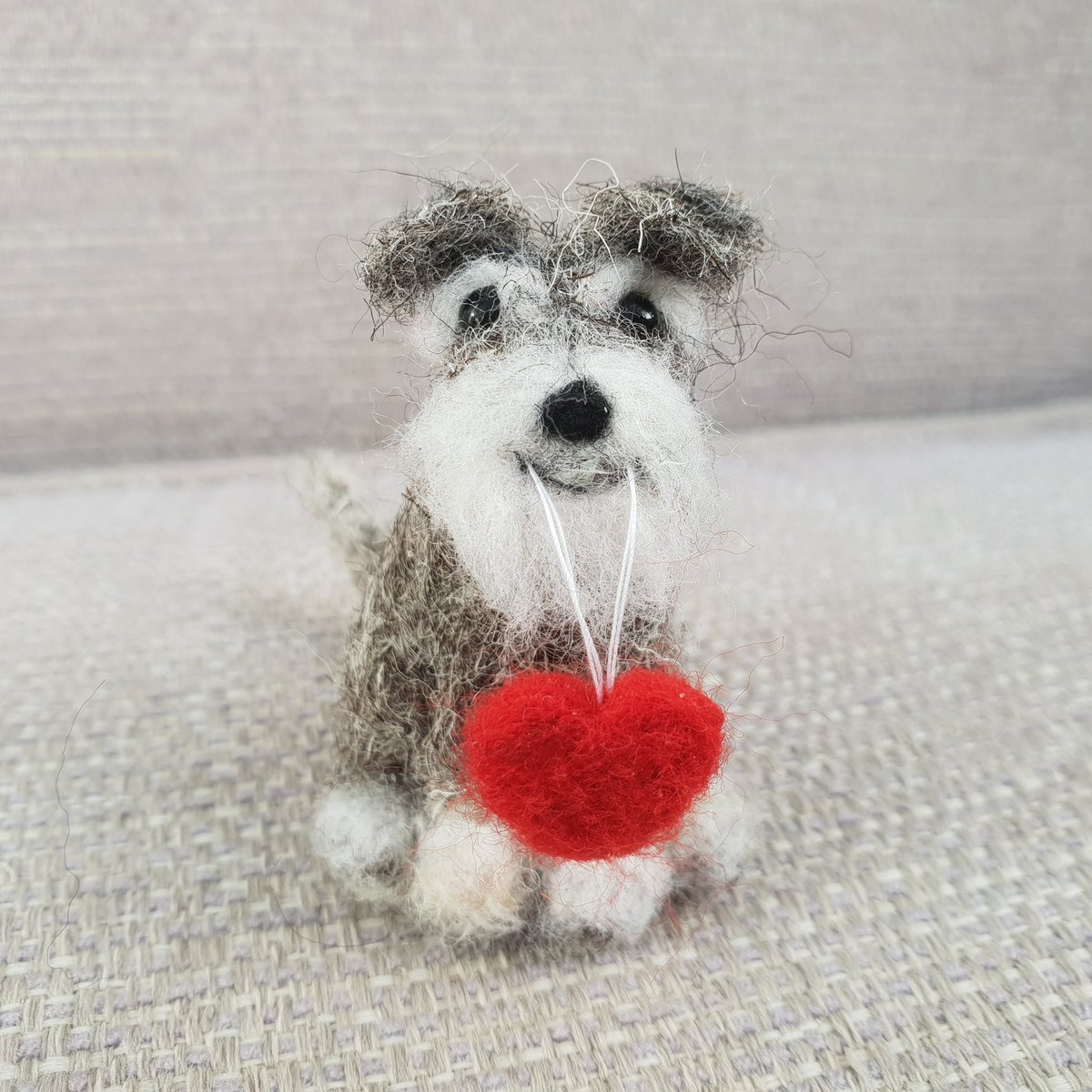 RockingFelter's tweet photo. Hello,
Delia the Schnauzer is available to adopt from my Etsy shop! This super sweet handmade creation will come gift wrapped. A beautiful gift for someone special this Christmas. 
Thank you ❤️
https://t.co/sBIhU68obE
#schnauzer #schnauzergang #etsy #giftideas2023 #handmadehour https://t.co/AdLJ62N687