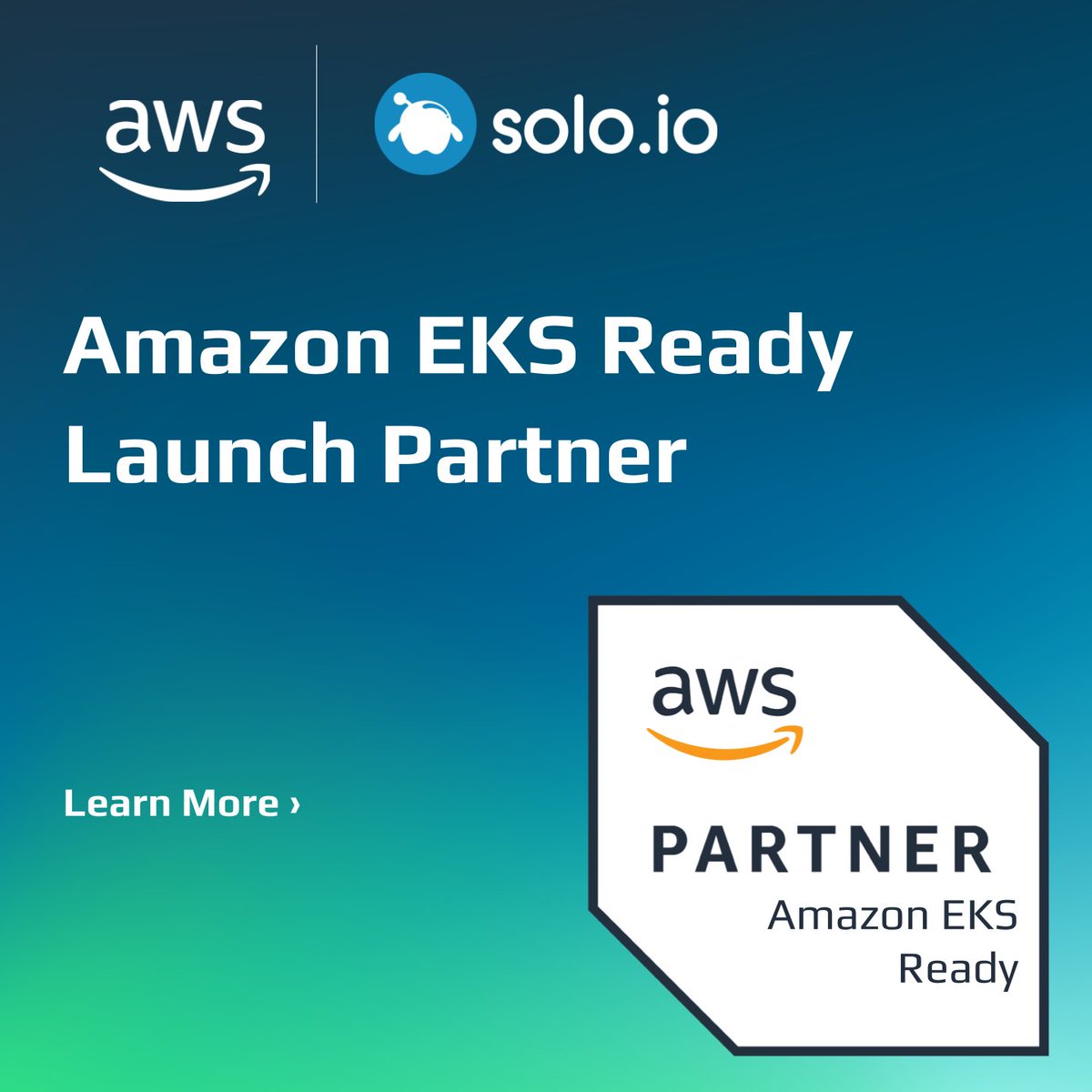 soloio_inc's tweet photo. 🚀 We have achieved the Amazon EKS Ready designation from @AWS_Partners! ✨ Gloo is now validated to seamlessly integrate with Amazon EKS and EKS Anywhere. Empower your cloud-native journey with simplified security and connectivity.

Learn more! https://t.co/v2GKLnL5KX https://t.co/T5Ze08Od0c