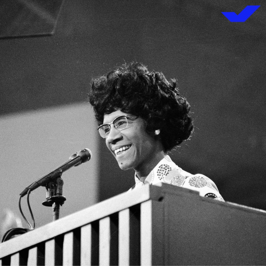 “I want to be remembered as a woman...who dared to be a catalyst of change.” — Rep. Shirley Chisholm (1924-2005) As the first Black woman elected to U.S. Congress and to run for President, Shirley Chisolm’s legacy is exactly that. Wishing a happy heavenly birthday to her today!