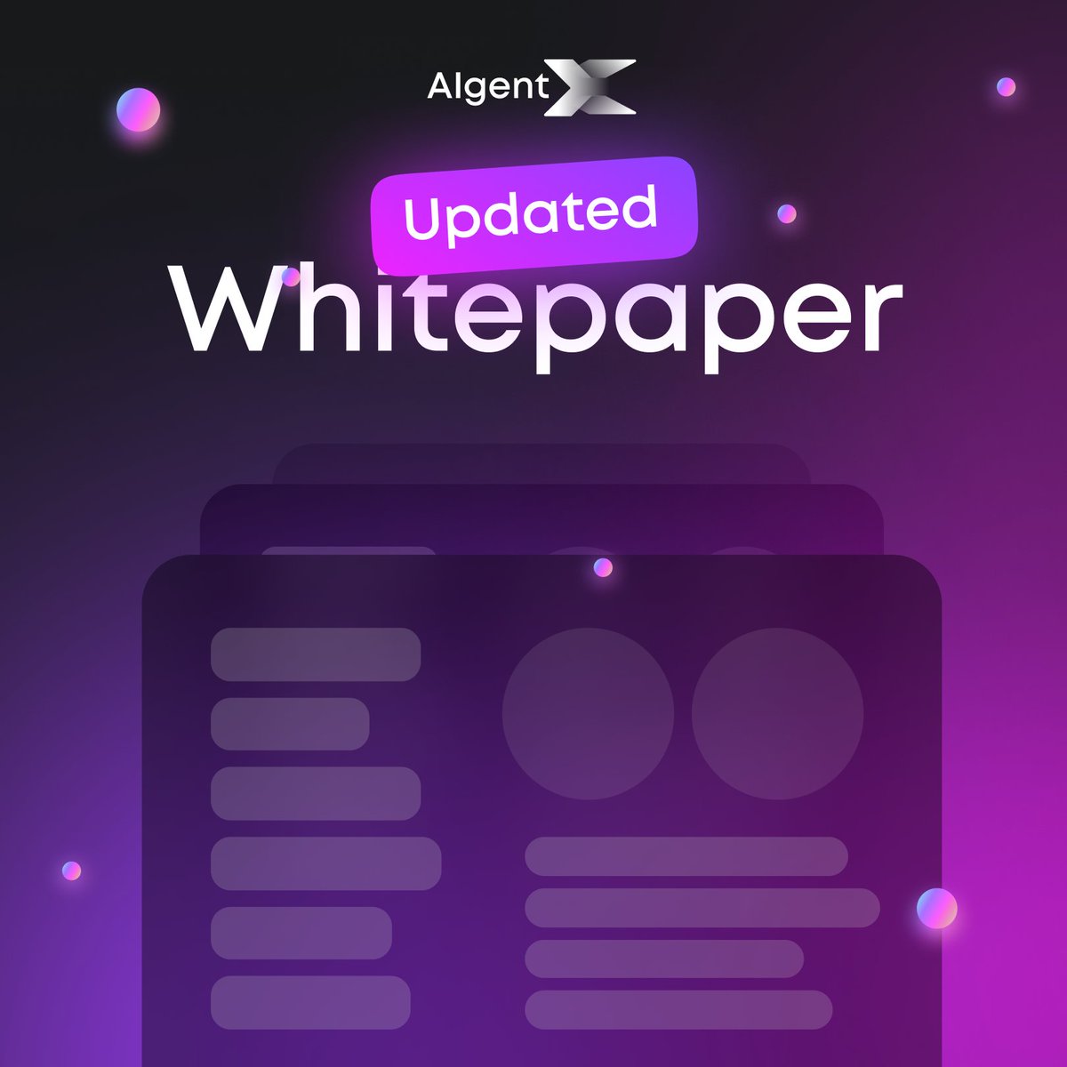 0xAgix's tweet photo. Exciting News Aigents! 🤖

Our Whitepaper has been updated! 

Dive into the latest edition to discover the enhanced vision and refined strategies of AigentX. 

Packed with in-depth insights, this is your key to understanding our future plans and innovations. 

🔍 Explore the updated content, from advanced features to comprehensive roadmaps. 

It's not just a document; it's a roadmap to the future of AI and blockchain integration!

📖 Read Now:

https://t.co/ma1L1EWwdG