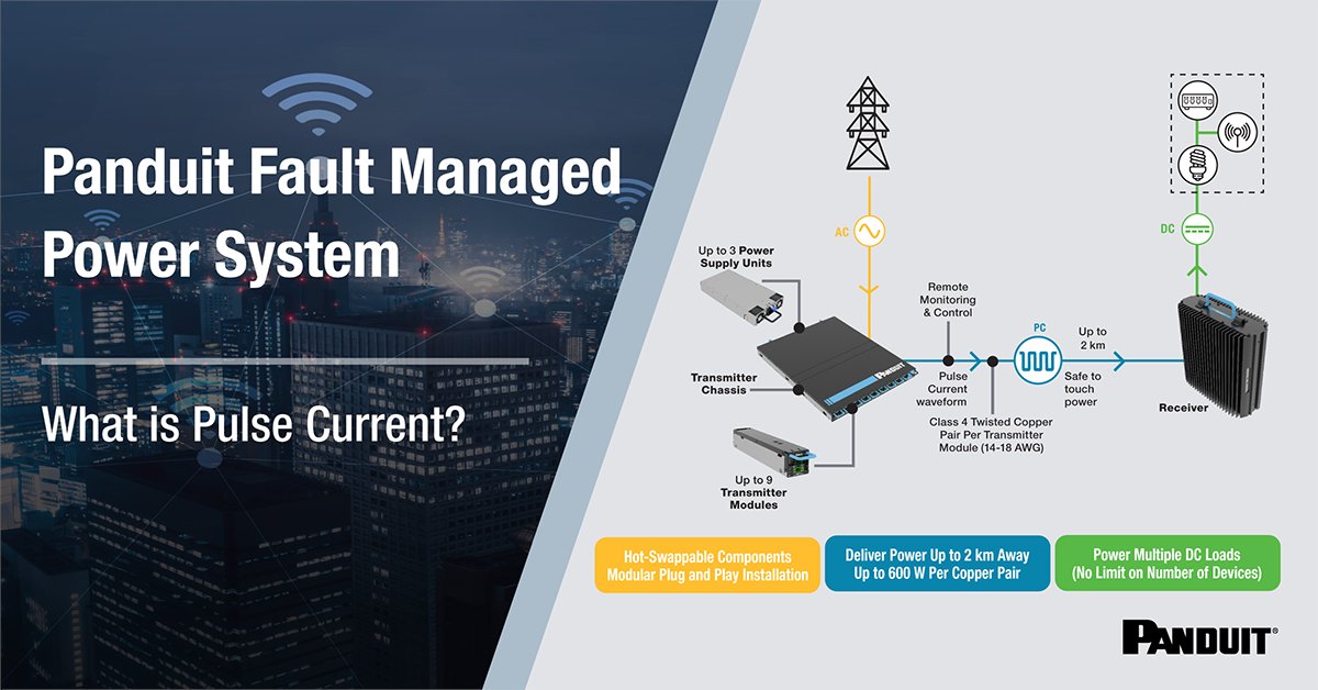 Panduit's tweet image. 💡The key benefits of Panduit #FMPS are the delivery of safe, high-voltage power, over long distances. It is simple and efficient to install, and complies with the new #ULSolutions 1400-1 standard, also known as #Class4Power. 

Check this out ↪ pandu.it/49Xb8G9
