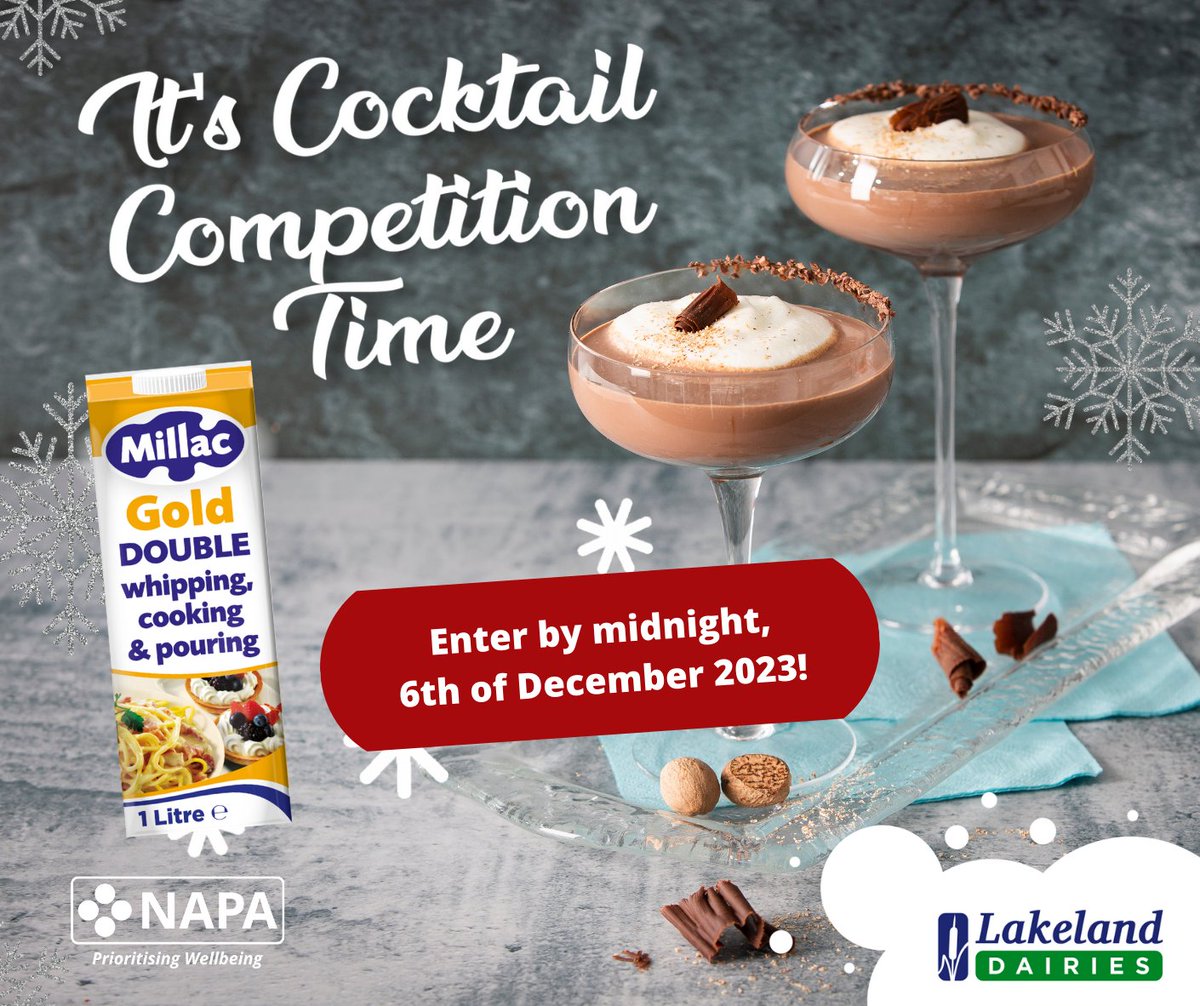 #WIN Fancy getting involved in a fun and engaging activity with a chance to win a great prize? Then enter our care home Create Your Own Cocktail Competition with @lakelandFS Learn more here bit.ly/3MGFbYL T&C apply. Closes midnight 6th Dec
