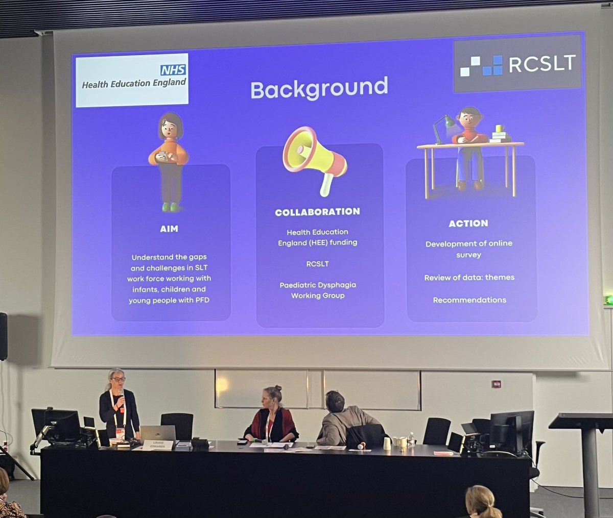 Rebecca_murph29's tweet photo. Great presentation by @SLTLoulou exploring the gaps and challenges in the #paediatric #SLT workforce. Exciting times as we continue the discussion! #ESSD23 https://t.co/LNvGuWR8hF