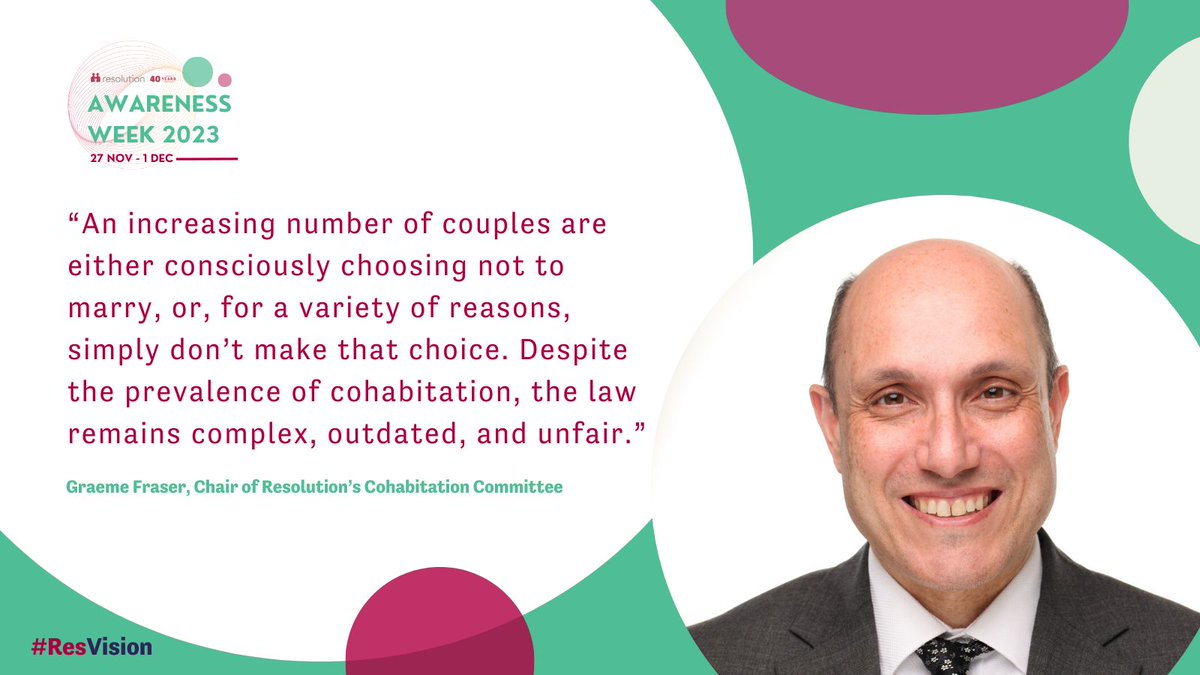ResFamilyLaw's tweet photo. 📕In our #ResVision, we call for the law relating to cohabiting partners on separating needs to be reformed. 

💬 @Grant_FamilyLaw, @MissJoEdwards, @gsf1996 and @colinjonesres  explain why change is needed. 

Find out more 👇 
🟢  https://t.co/F6giSo9O5U 🟢 

#AwarenessWeek https://t.co/BuoaZeng1V