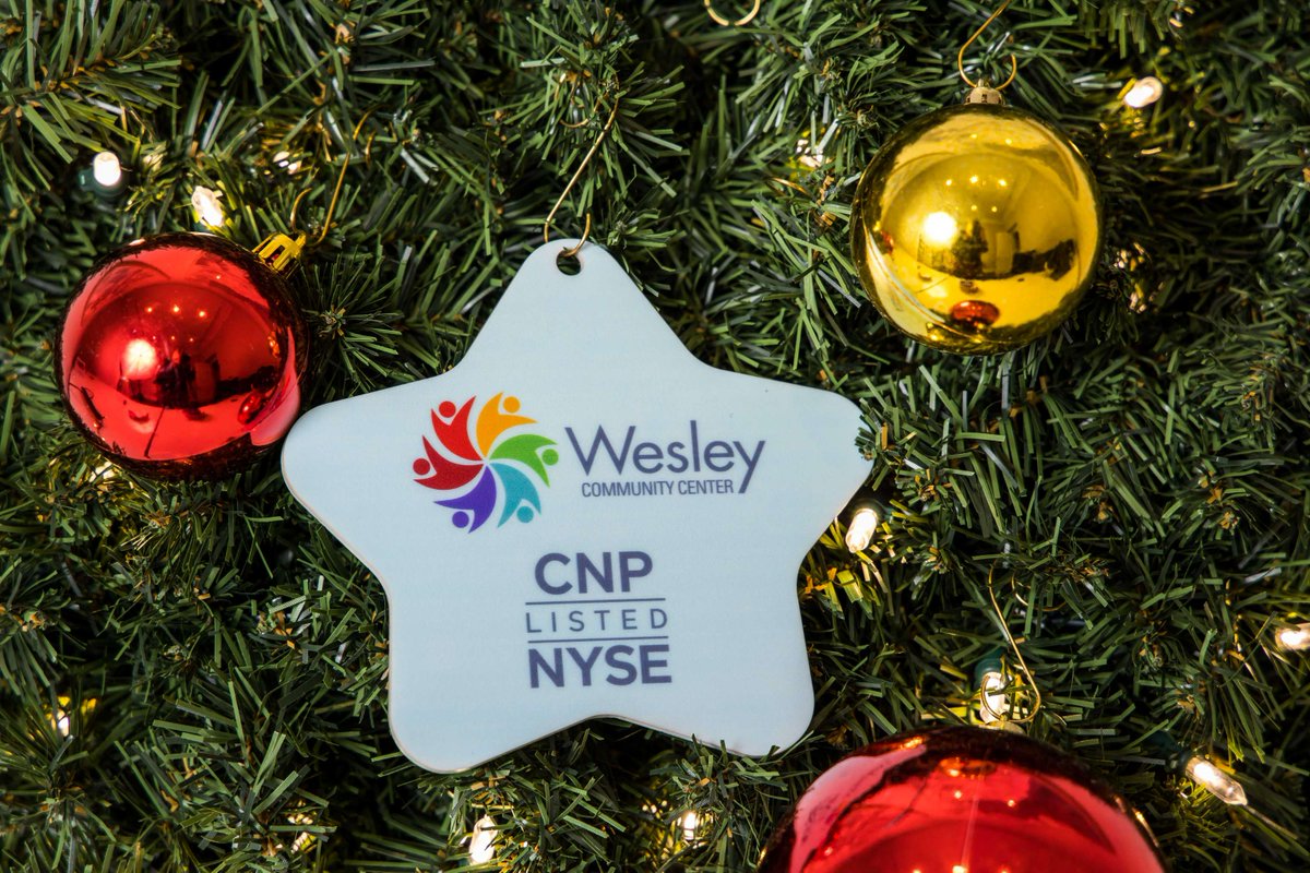 Hope & giving are spread year-round at @wesleyccHouston & we’re honoring this amazing organization with an ornament as part of @NYSE’s Global Giving Campaign & 100th Annual Tree Lighting. We celebrate them for all they do to strengthen families & neighborhoods. #NYSETreeLighting