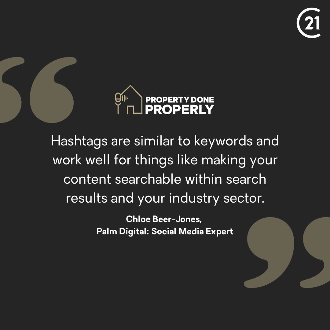 New episode of Property Done Properly 🎙

In Ep4 Andrew Gibbs chats to our social media expert, Chloe Beer-Jones from Palm Digital. 

Watch / Listen to the episode:
📹 youtu.be/2ud0hdBx_FM
🎙open.spotify.com/episode/0A5FXT…